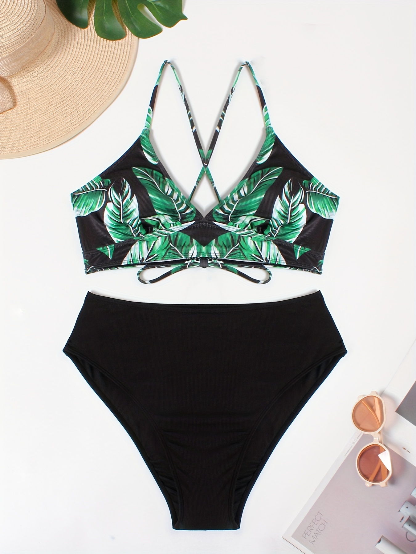 Plus Size Tropical Bikini - Temu