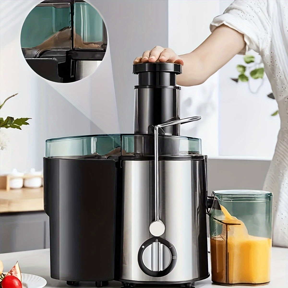 Large Mouth Centrifugal Juicer Large Capacity Vegetable - Temu