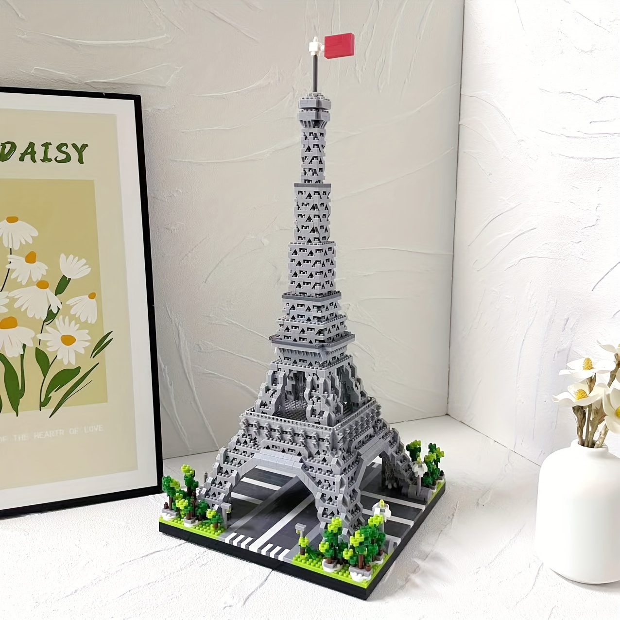 Modelo do bloco de construção da arquitetura do tamanho micro, Taj Mahal Big  Ben, estátua branca da casa, par da liberdade América - AliExpress