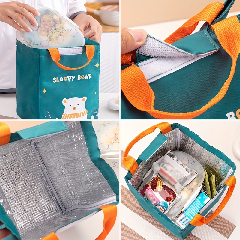 Lunch Bag Waterproof Durable Tote Lunch Box Bag For Work School Cartoon  Cute Dinosaur Lunch Box - Temu