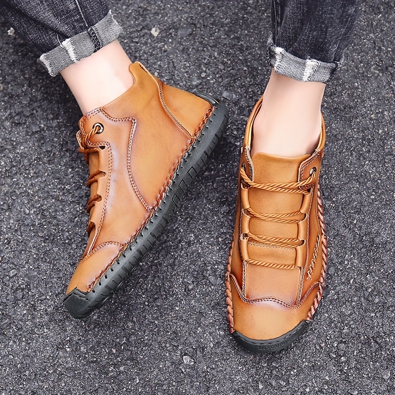Men's High Top Lace Up Casual Shoes
