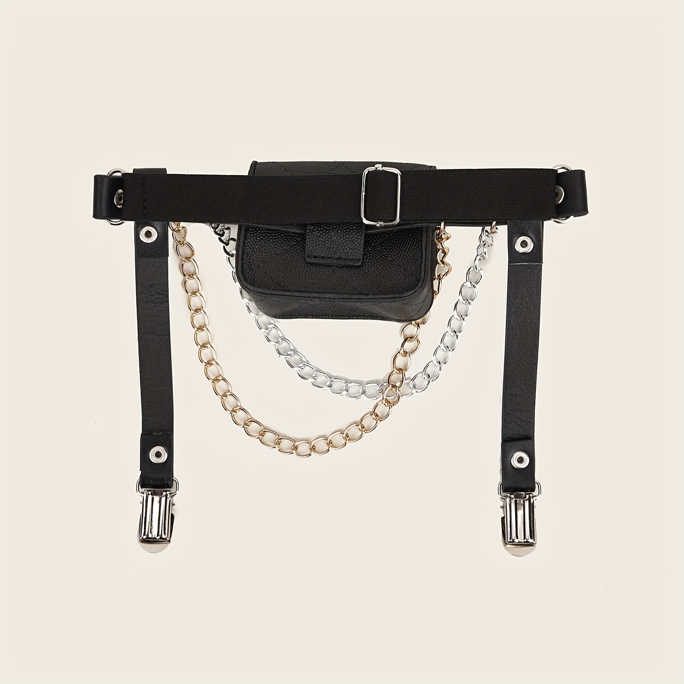 Garter top fanny pack