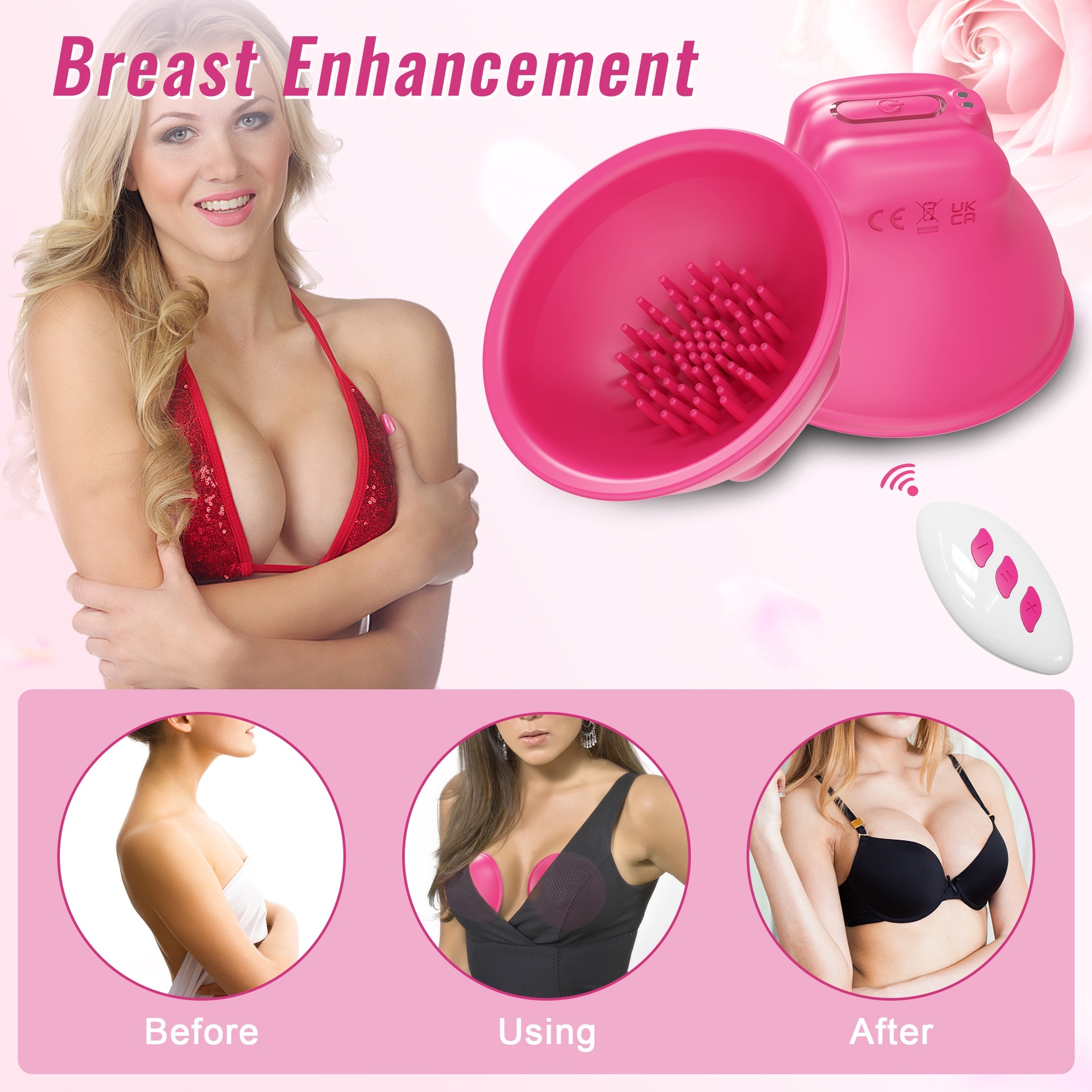 Nipple Breast Vibrator Remote Control Vibrating Nipple Temu