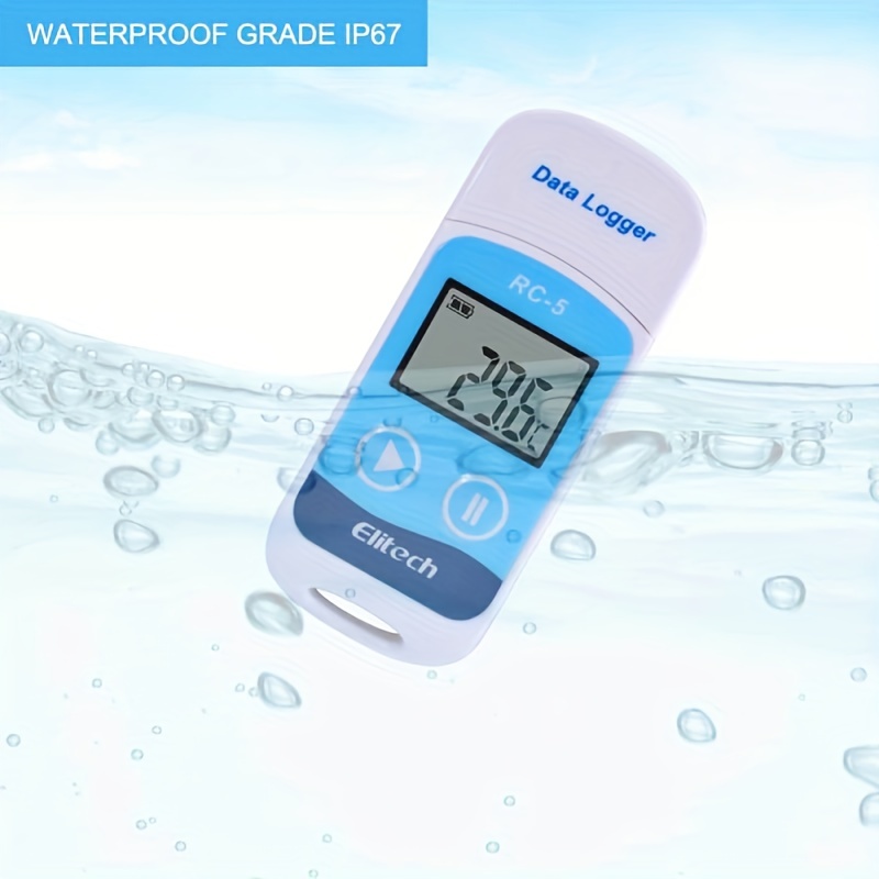 Goxawee Single Use Usb Temperature Data Logger Digital - Temu