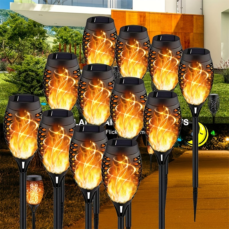 Solar Mini Flame Light, Color Waterproof Lights For Outdoor Garden  Balcony Landscape Lawn, For Halloween Christmas New Year Decoration Temu  Australia