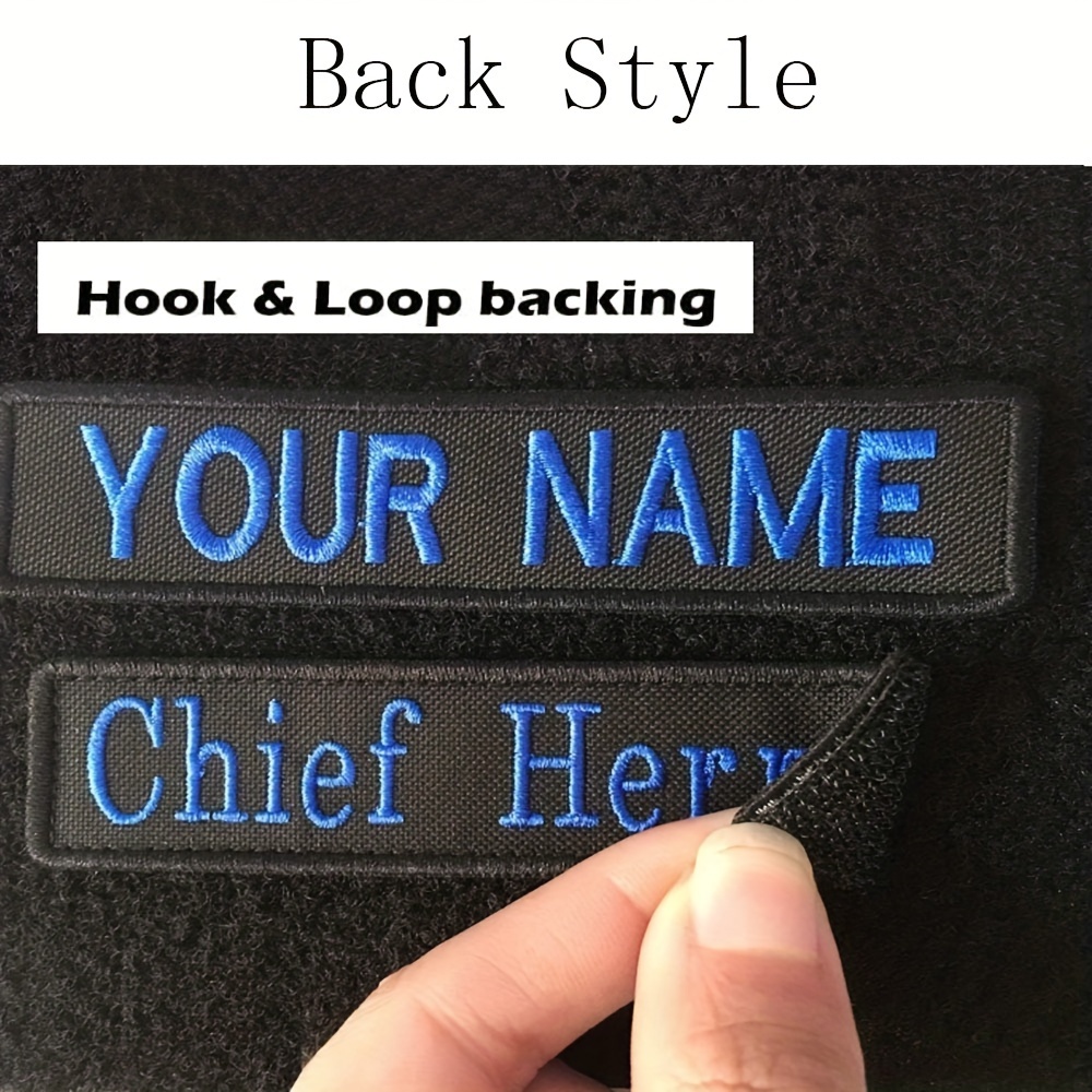Custom Name Patch Personalized Embroidered Tactical Patches - Temu