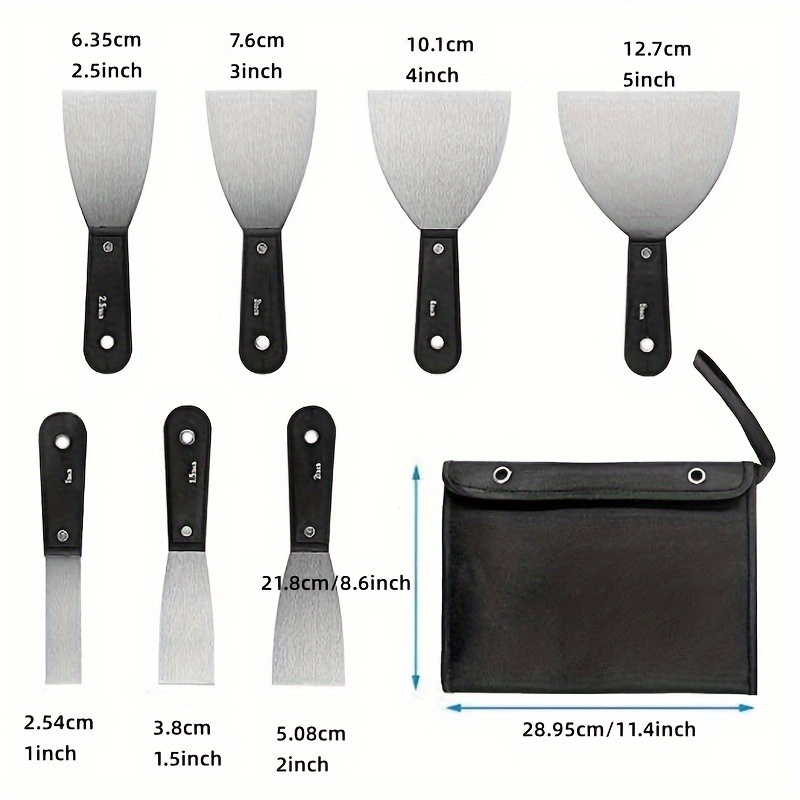 Putty Knife Spackle Knife Set (2 3 4 ) Stainless Steel Paint - Temu