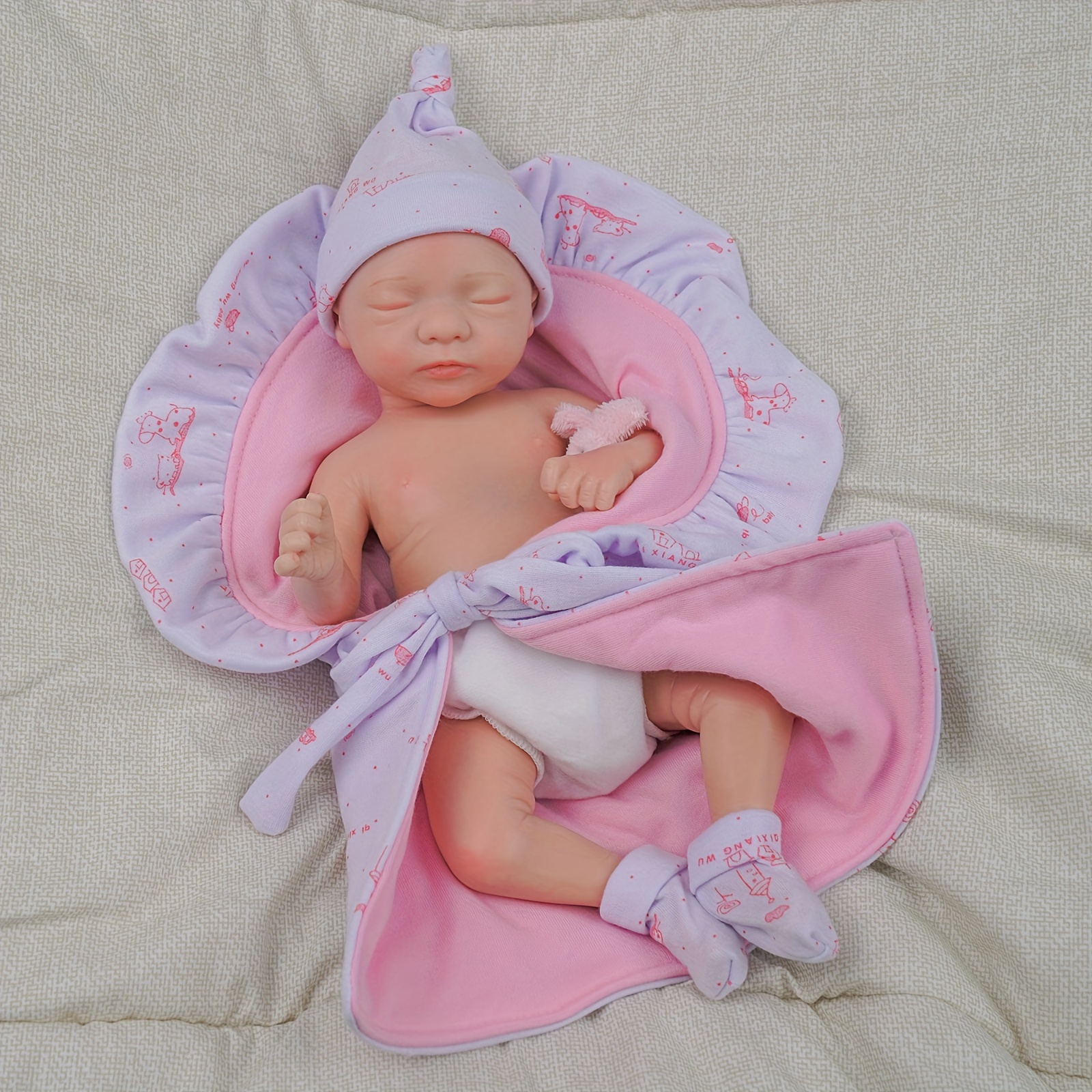 18 Pulgadas Reborn Baby Dolls Pintado Realista Recién Nacido - Temu