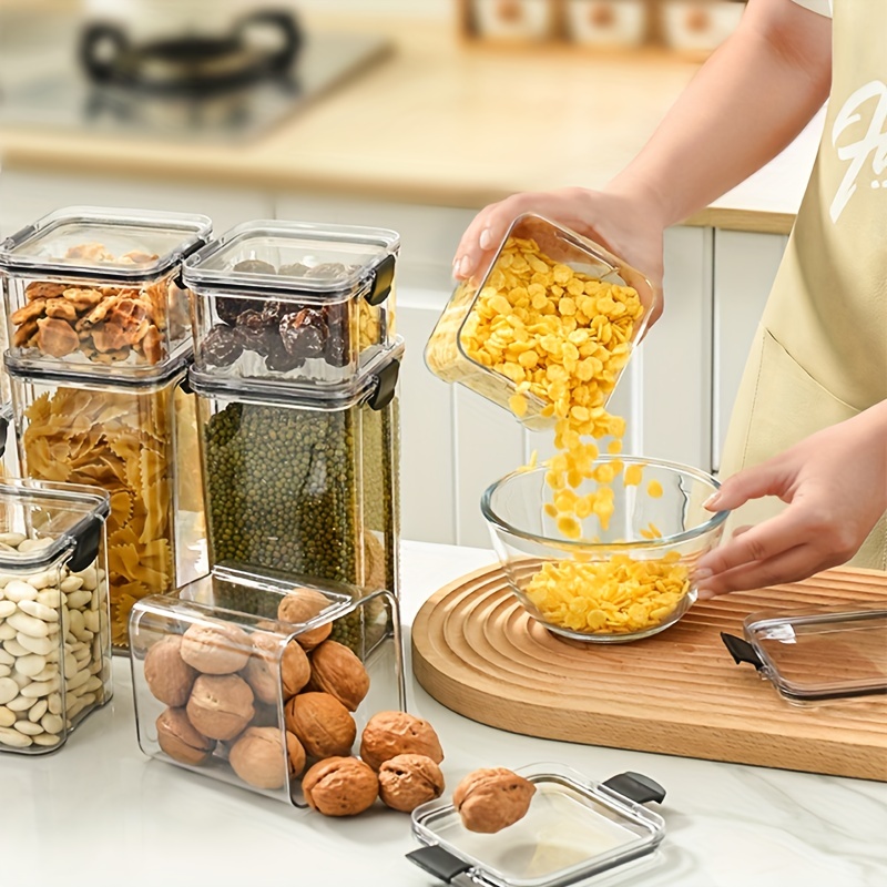 Organize Your Kitchen Pantry With This Airtight Food Storage - Temu