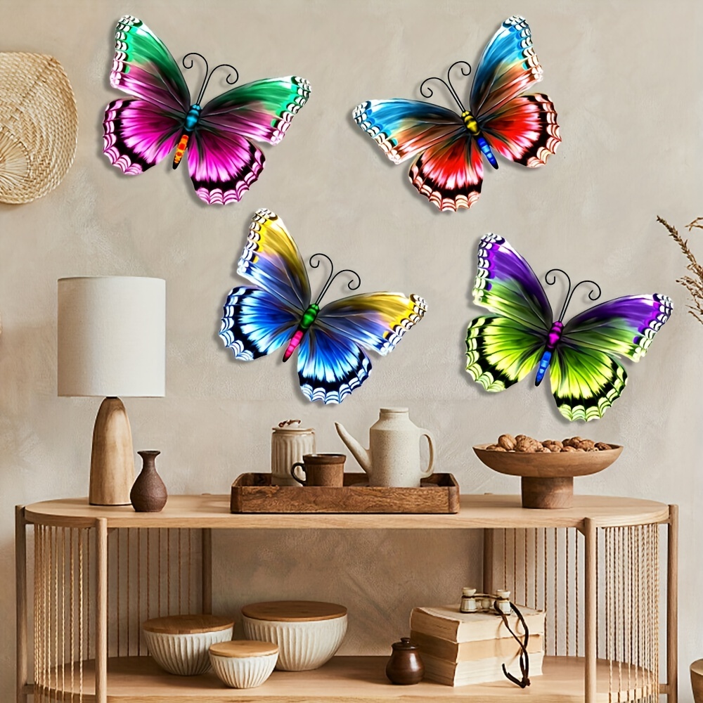 Metal Butterflies Wall Decor