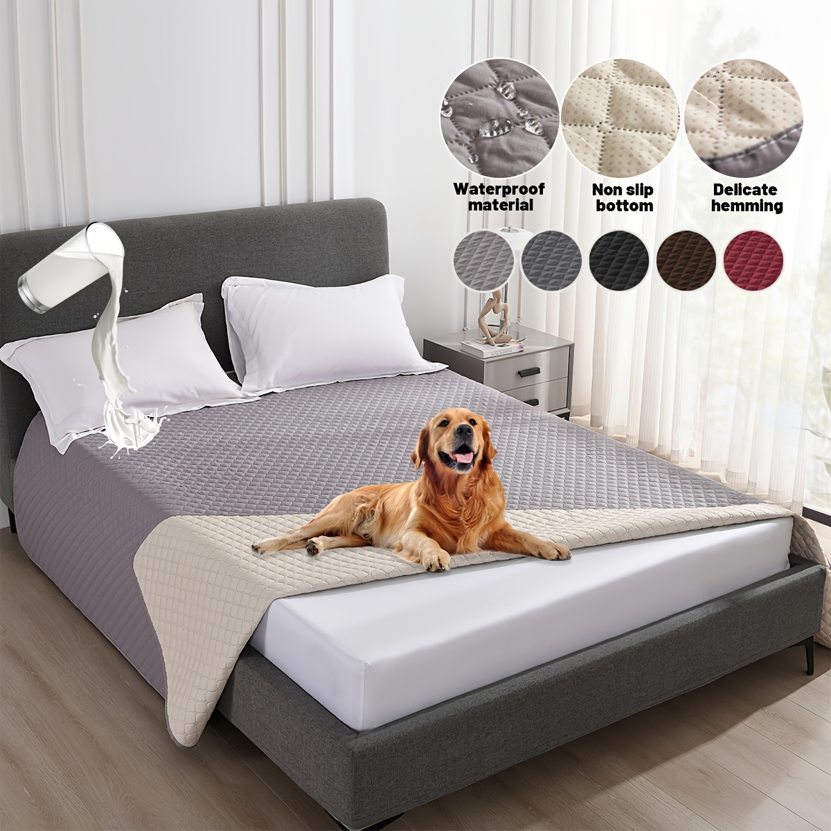 Copriletto per cani impermeabile divano a prova di perdite tappetino per  animali domestici copridivano lavabile coperta protettiva per mobili per