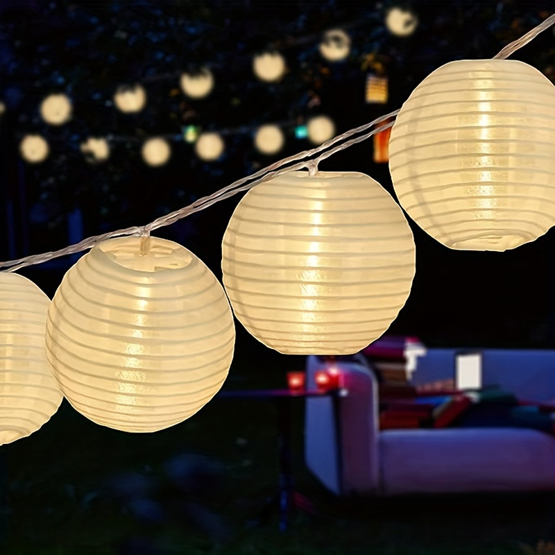 Mini Lantern String Lights - Warm White