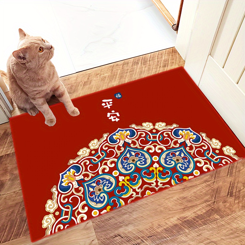 Four Cats Doormat Non-Slip Door Mat Waterproof Rugs Indoor Carpet