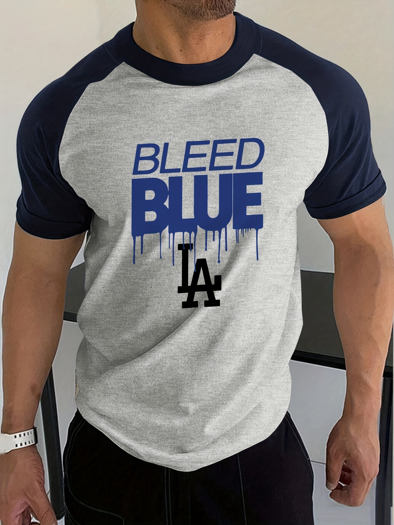  Majestic Los Angeles Dodgers T-Shirt : Fashion T Shirts :  Sports & Outdoors