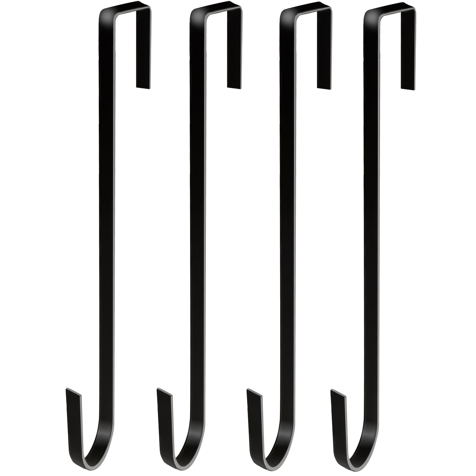 4 Pack of Pool Pole Hook Hangers for Fence Vinyl 12 Inch