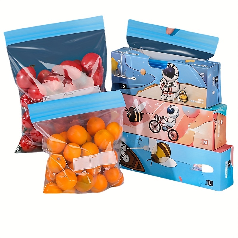 Glossy Transparent Vacuum Food Bags, Plastic Airtight Fresh