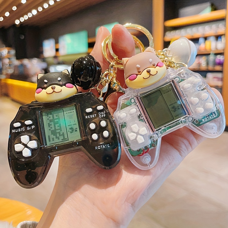 Mini Game Machine Cartoon Keychain For Boys