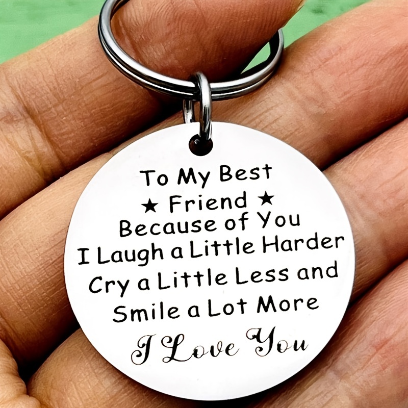 1pc Gift For Best Friend Soul Sister Keychain Friend Appreciation Gifts -  Jewelry & Accessories - Temu Canada