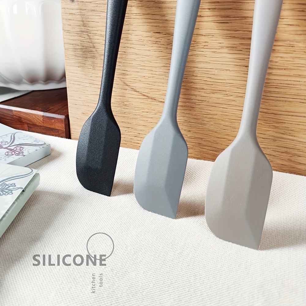 Non-Stick Silicone Ladle Cream Spatula Spoon Ladle Oil Brush Heat-Resistant  Scraper Ect Flexible Kitchenware for Baking Cooking