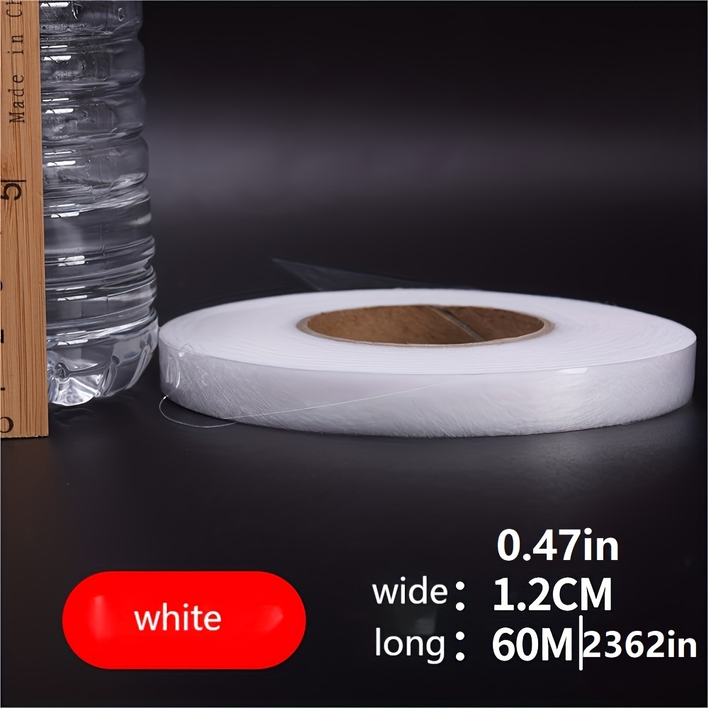 70yards White Black Double Sided Sewing Accessory Adhesive Tape Cloth  Apparel Fusible Interlining Fabric Tape DIY Patchwork