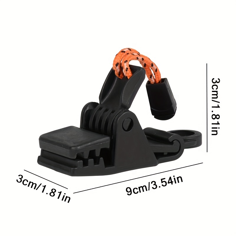 2pcs Tent Canopy Clips, Reinforced Windproof Plastic Clip