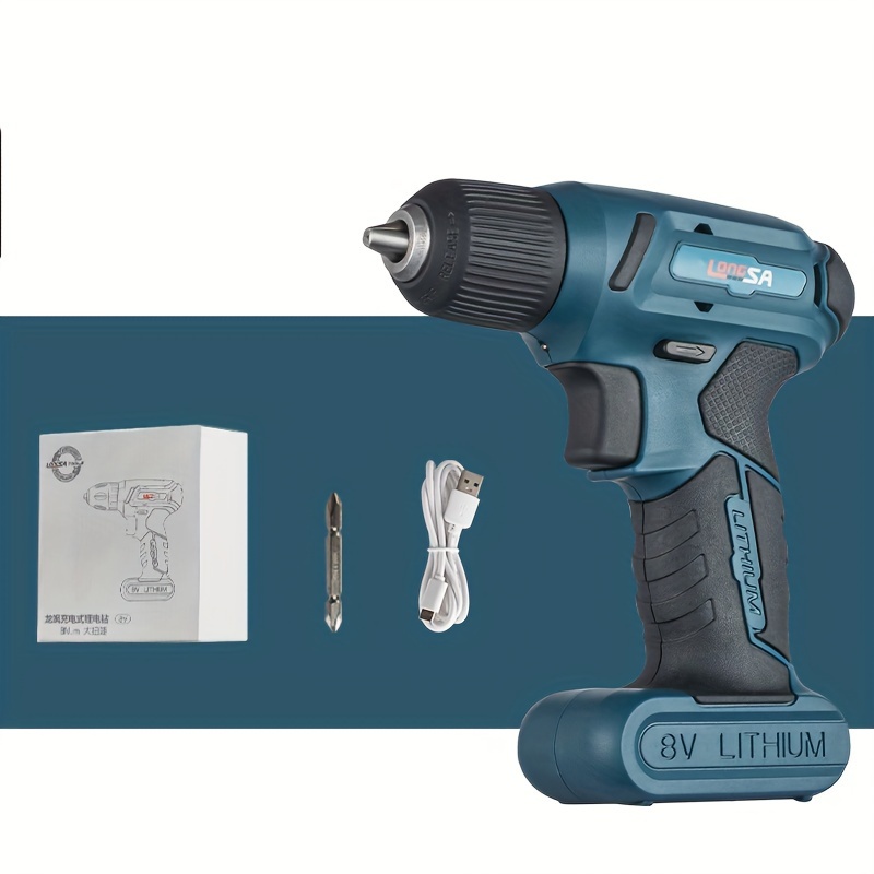 Wireless Screwdriver Screw Batch With Led Rechargeable - Temu