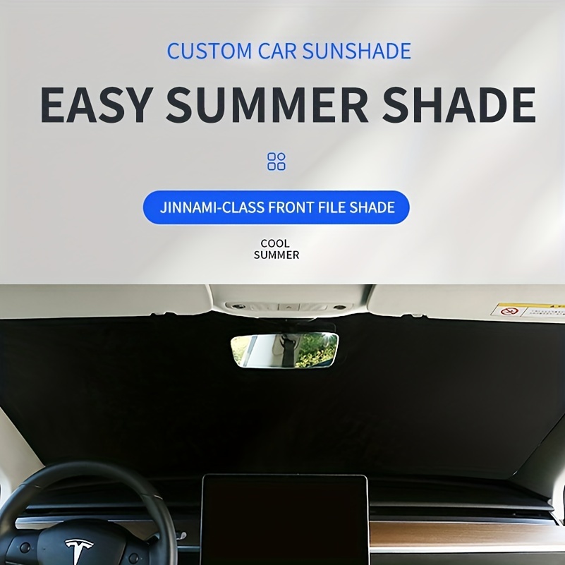 The 2023 Upgraded Sunshade Electrostatic Adsorption Does Not Require  Buckles And Tape For Model Y Accessories - Automotive - Temu Austria