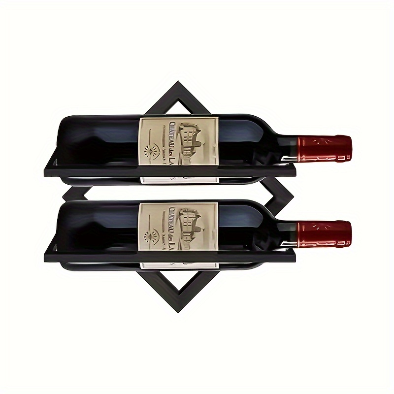 Support de Casier à Vin Creux Suspendus Verres à Boire éTagèRe à Vin  Bouteille de Vin