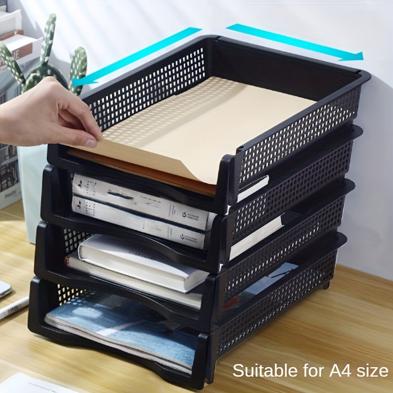 Simple Storage Basket Under Shelf Multifunctional Office - Temu