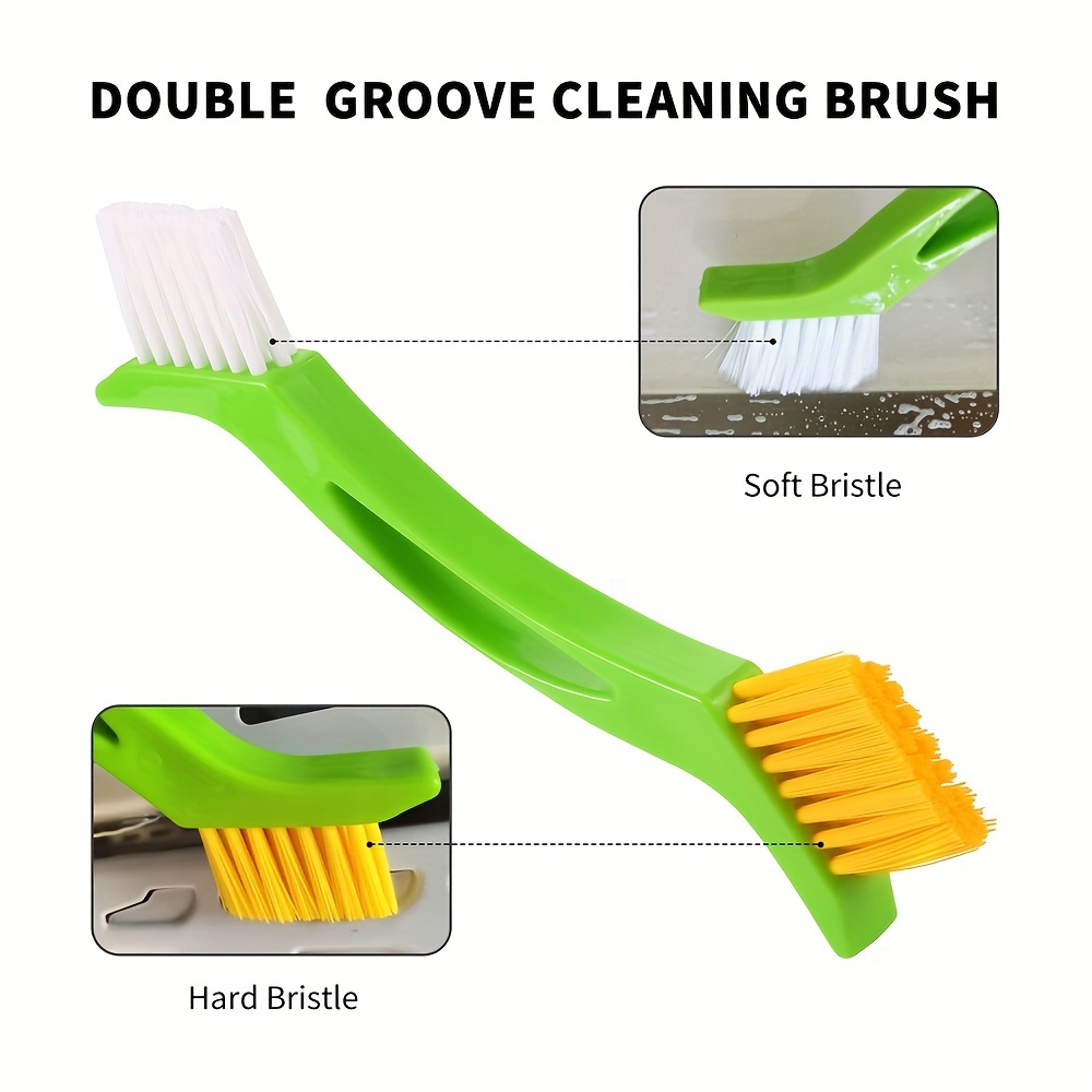 Grout Cleaner Brush - Tile Joint Cleaning Scrubber Brush with Nylon Bristles - Great Use for Deep Cleaning Shower Floors Window Bathroom Kitchen