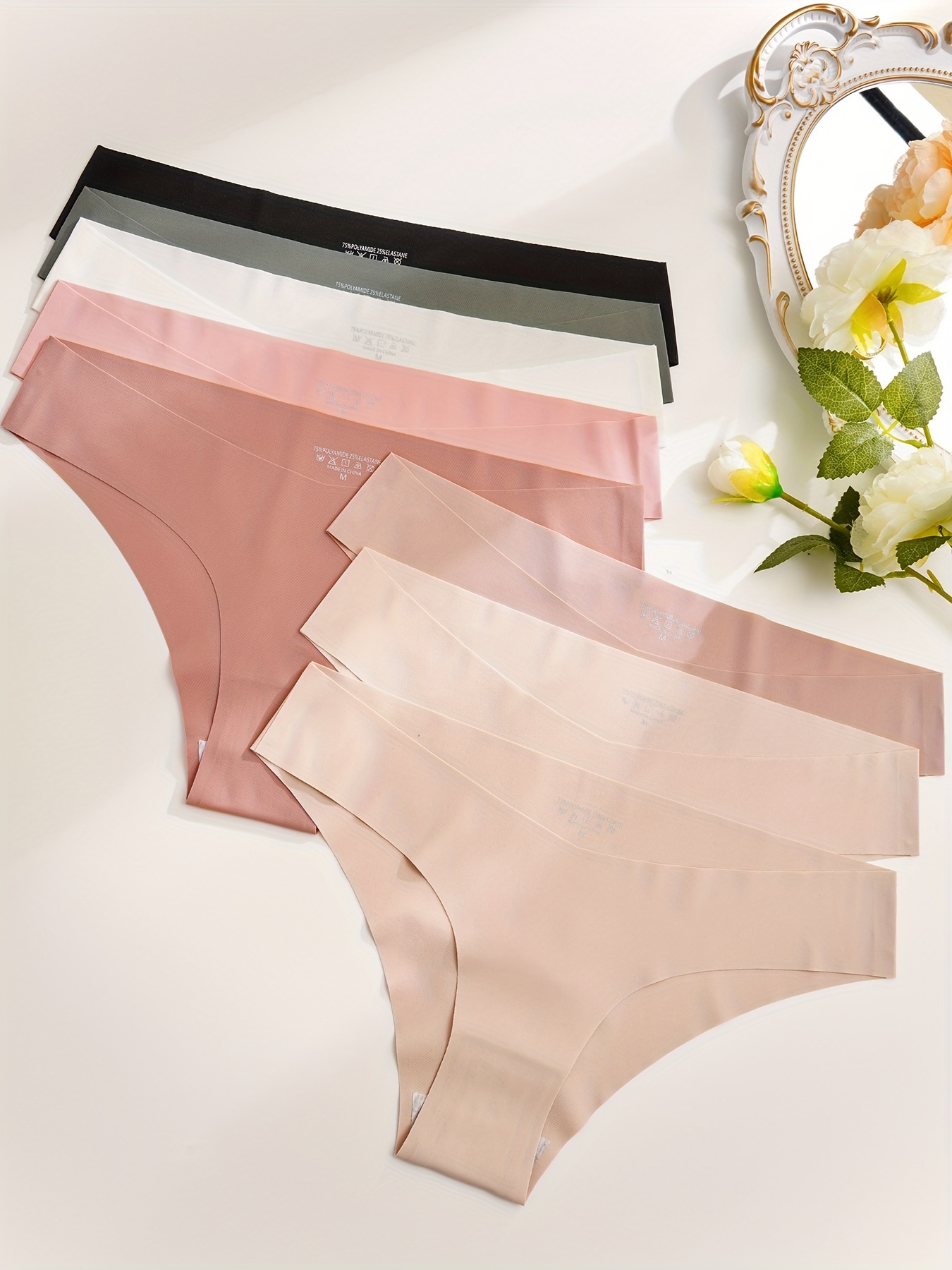 Seamless Bikini Panties Comfortable Invisible Intimates - Temu