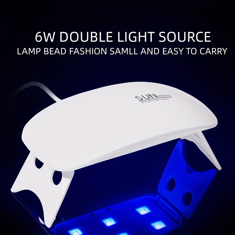 6 Lamp Beads Uv Led Curing Lamp Professional Curing Light - Temu