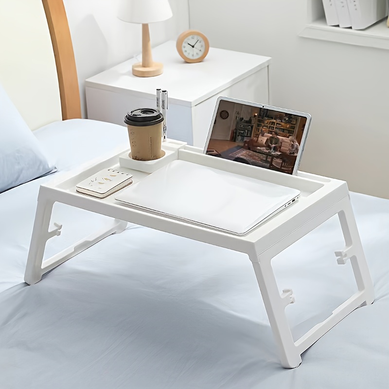 Portable Plastic Folding Desk for Home or Bed - Small Toy Table for Kids