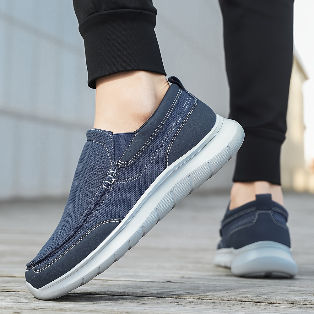 Zapatillas Deportivas Hombre Verano - Malla Transpirable, Suela Blanda, Sin Cordones, Ligeras