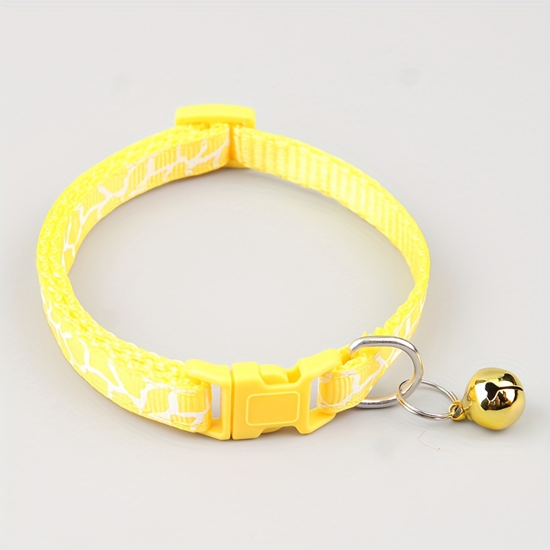 Adjustable Cat Collar with Optional Bell
