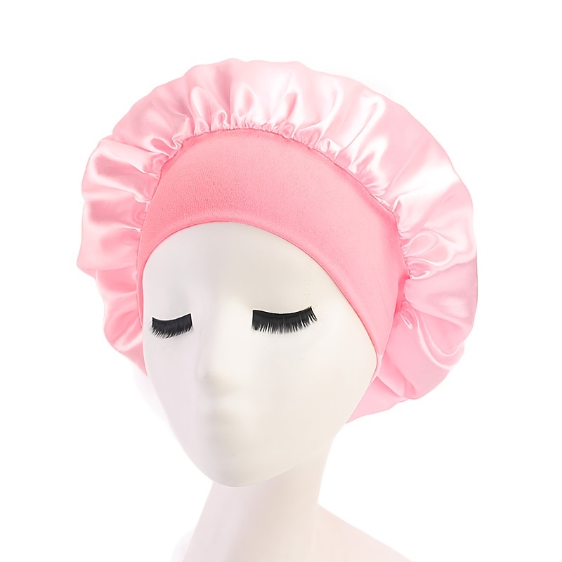 SENGTERM Satin Bonnet de Sommeil Elastique a Large Bande pour Dormir Bonnet  Chapeau Soin des Cheveux pour Enfants Enfants : : Mode