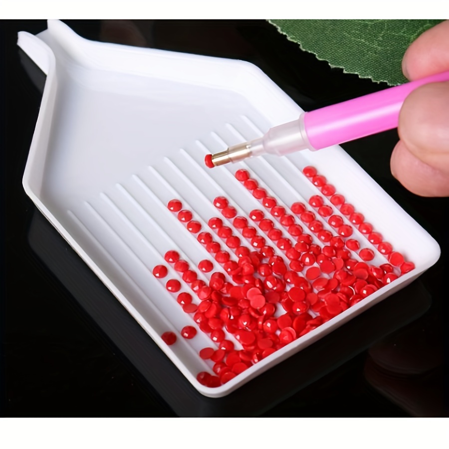 4/5/6PCS Diamond Painting Trays Set Large Capacity Beads Rhinestone Plastic  Point Drill Plate Tray Embroidery Tool Accessories - AliExpress