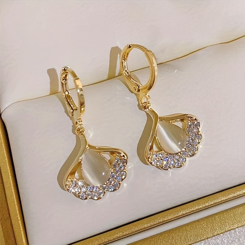 Made By Nami Ohrringe Gold Mit Sonne & Edelstein | Boho Schmuck Aus Chirurgischem Edelstahl | Hypoallergen