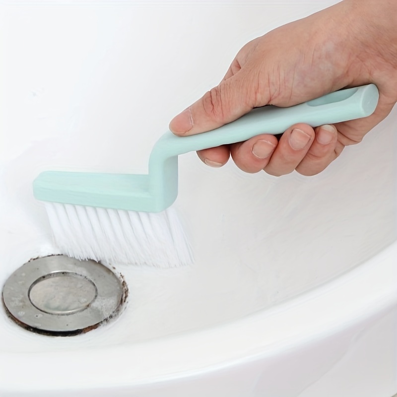 1pc Bathroom Brush; Tile Corner Crevice Brush; Multifunctional Cleaning  Brush; Floor Drain Brush 9.06x4.13