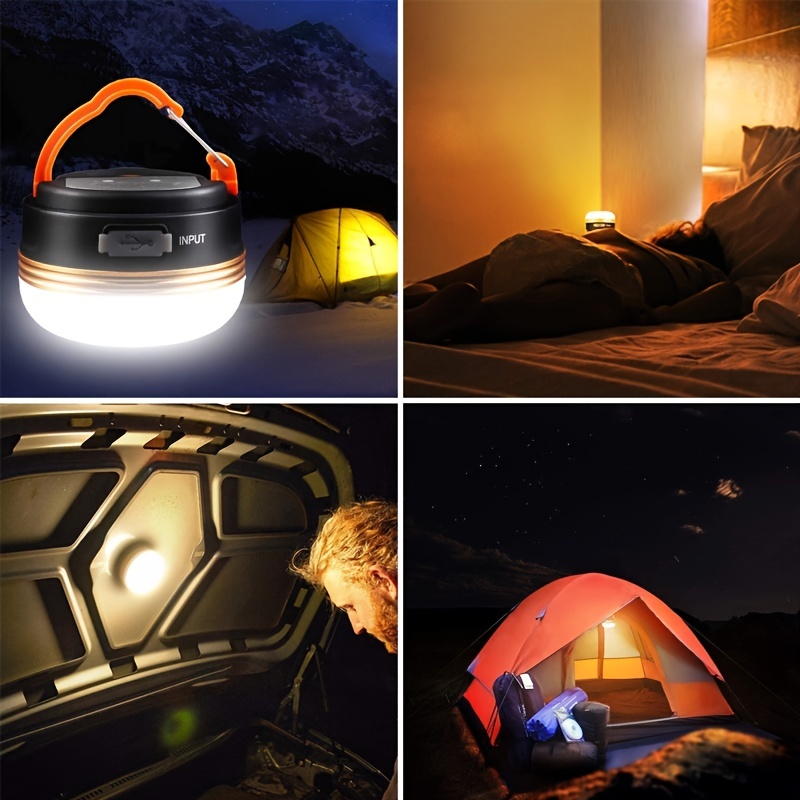 Camping Lantern Led Rechargeable Portable Tent Light 4 Light - Temu