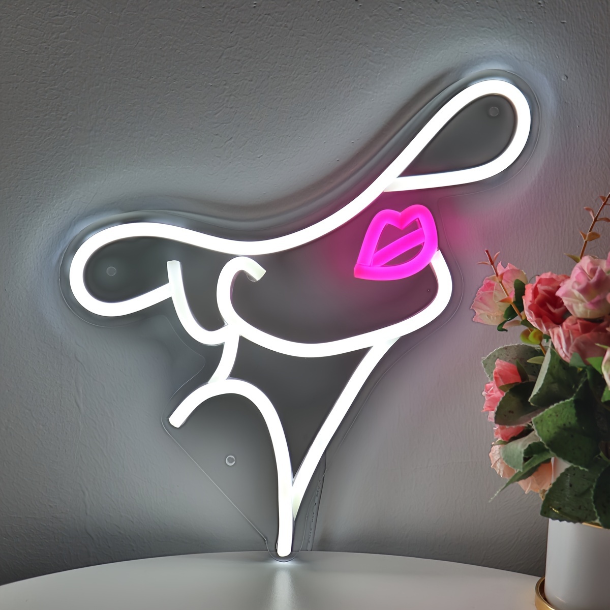 Elegant Orchid LED Neon Light Sign