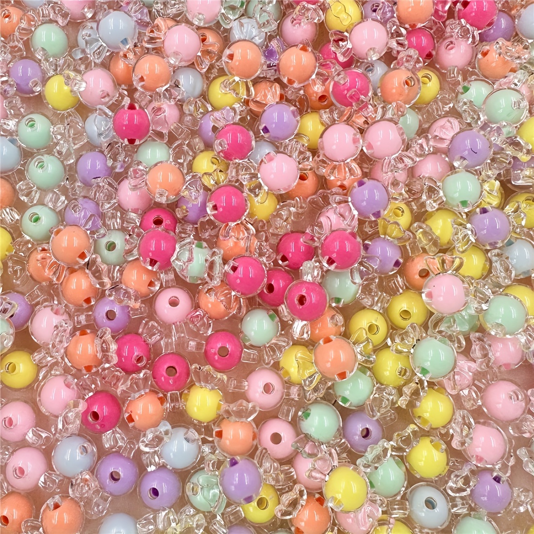 Fashion Candy Color Cross Shape Beads For Jewelry Making Diy - Temu