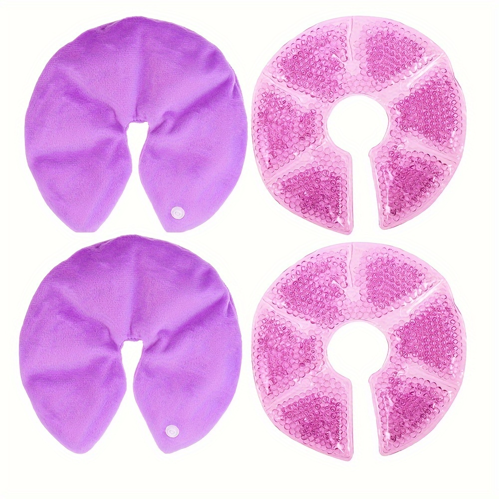1Pcs Breast Therapy Gel Pads, Breastfeeding Hot Cold Gel Pads,Postpartum  Recovery,Breast Therapy,Reusable,Freezing, Microwavable