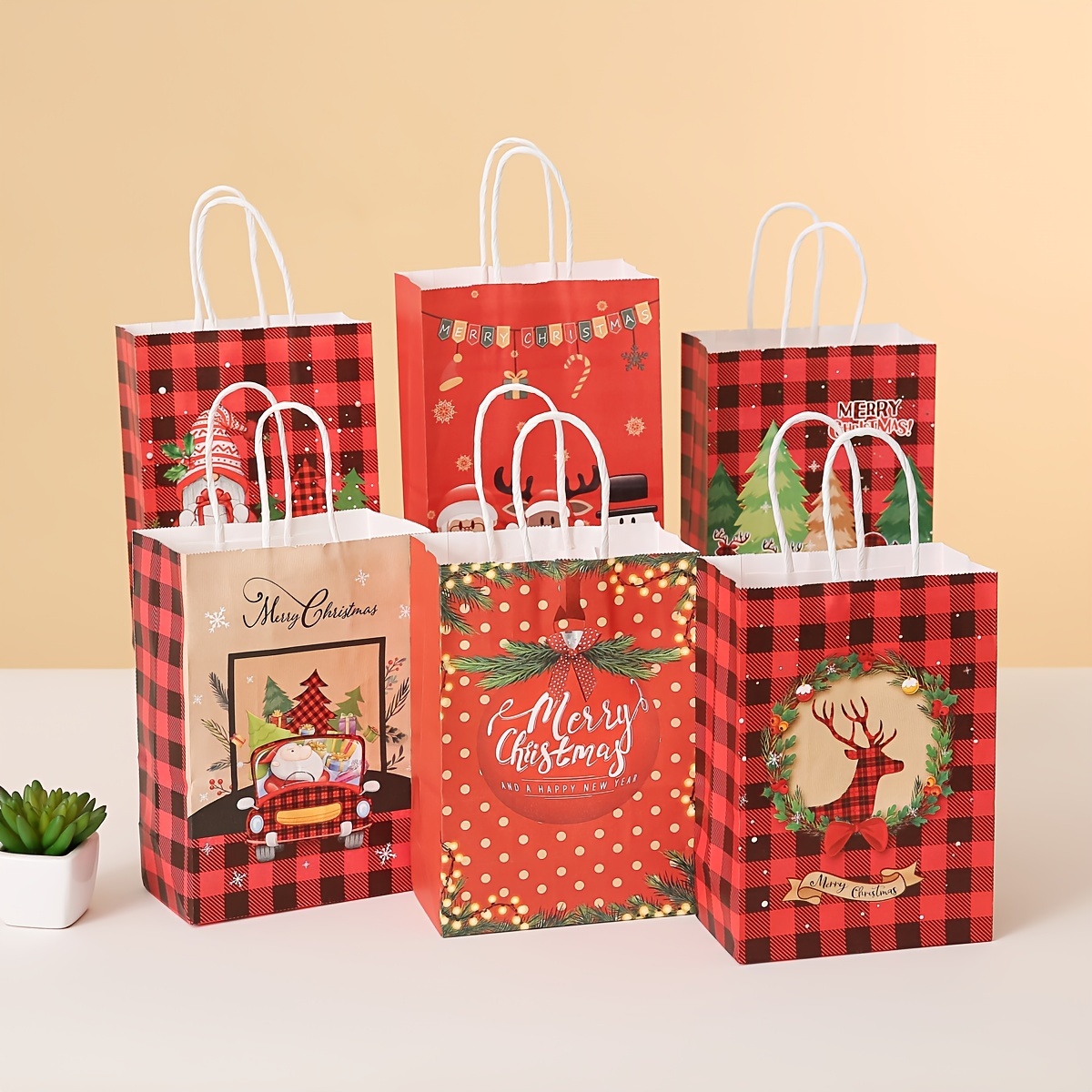 Christmas Doll Decor Gift Bag Treat Bag Christmas Decoration Bags Cartoon  Candy Bags Xmas Goody Pouch Creative Santa Claus Apple Bag Cartoon Doll Gift  Bag For Shopping Parties Home Decorations | Christmas