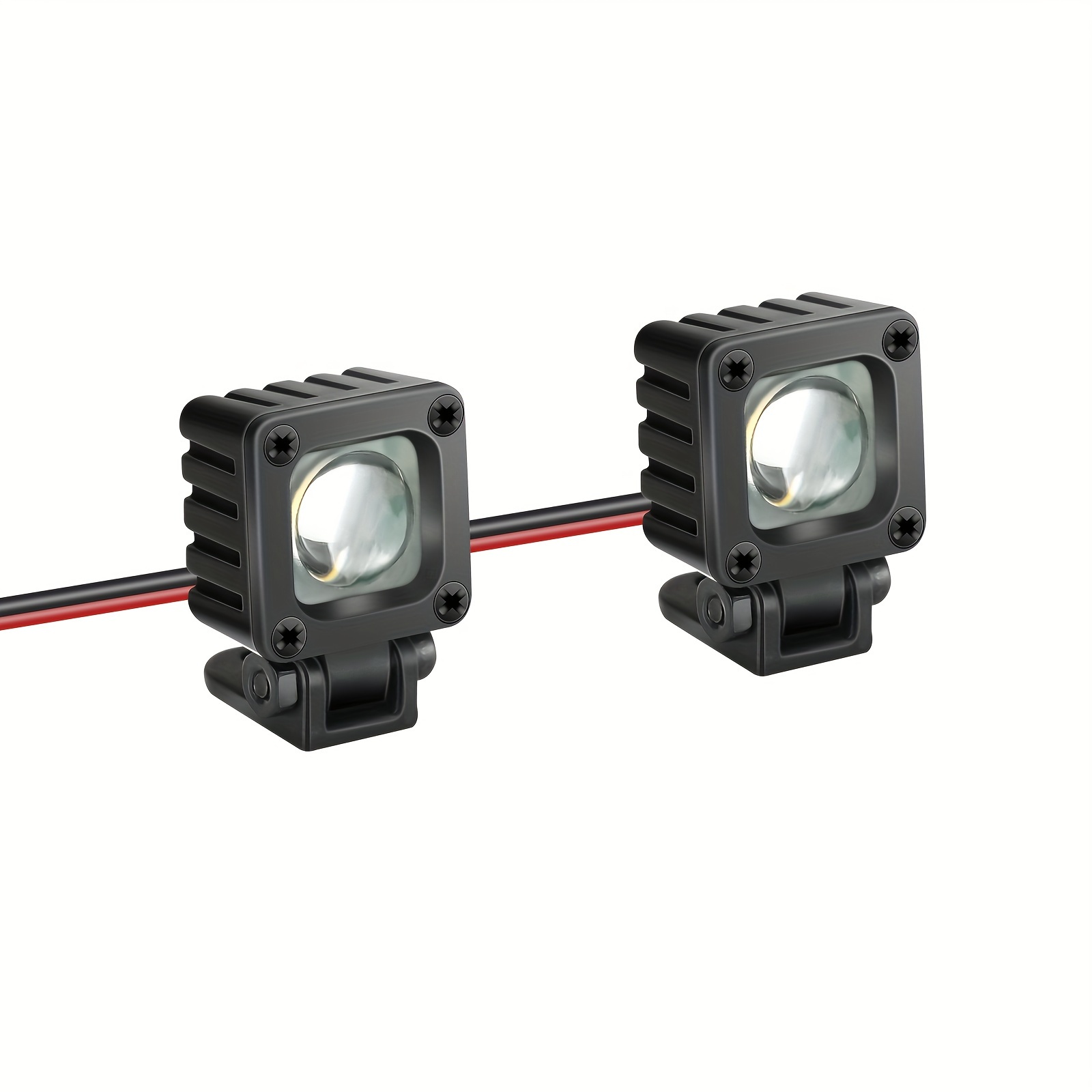 Sistema de 8 luces LED´s para coches HSP con 4 rojas y 4 blancas