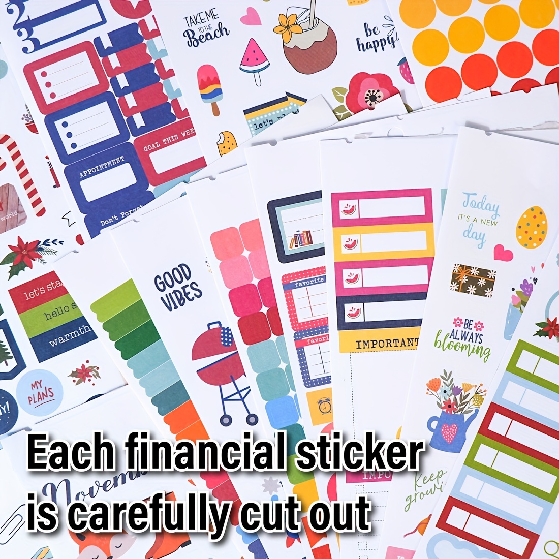 Aesthetic Planner Stickers For Fun Planning / 1345 Monthly - Temu