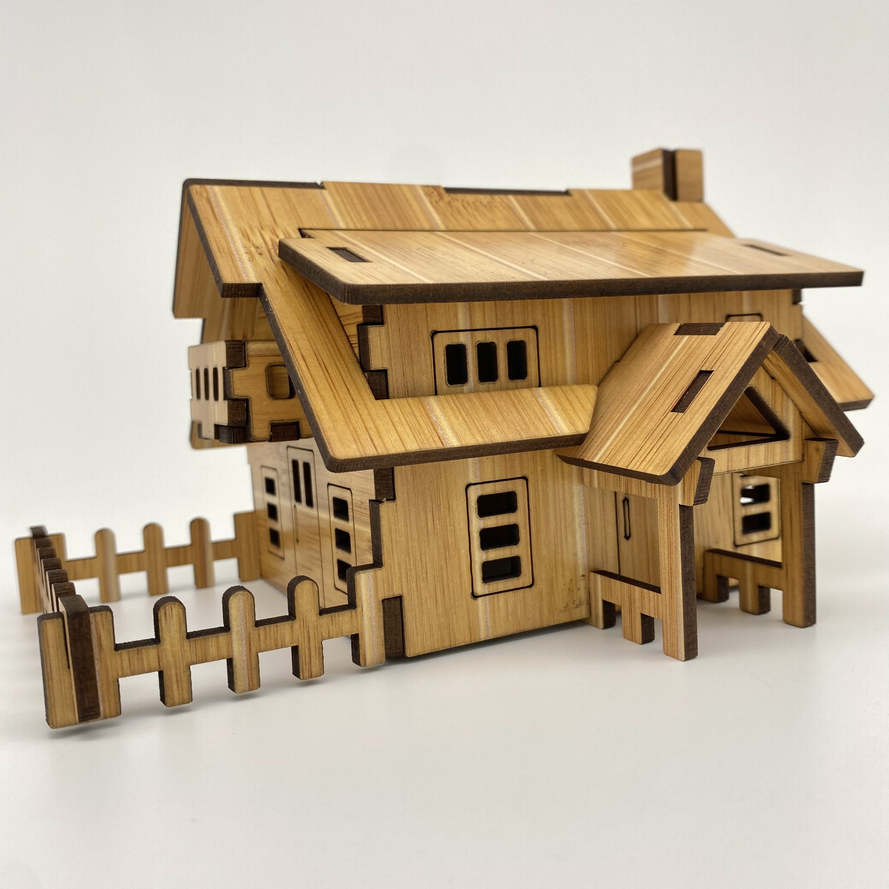 Modèles De Construction Cabane De Style Occidental Puzzle 3D - Temu Canada