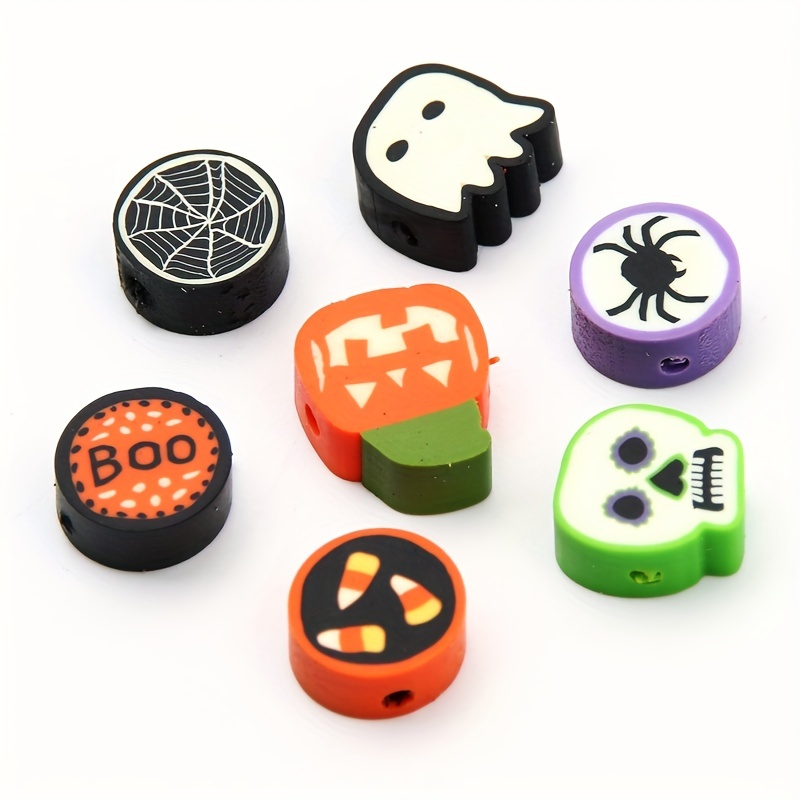 Halloween DIY: FIMO Clay Spider Ring and Pumpkin Earrings