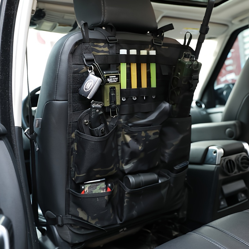 Car Back Seat Organizer Tactical Accessories Molle Pouch - Temu