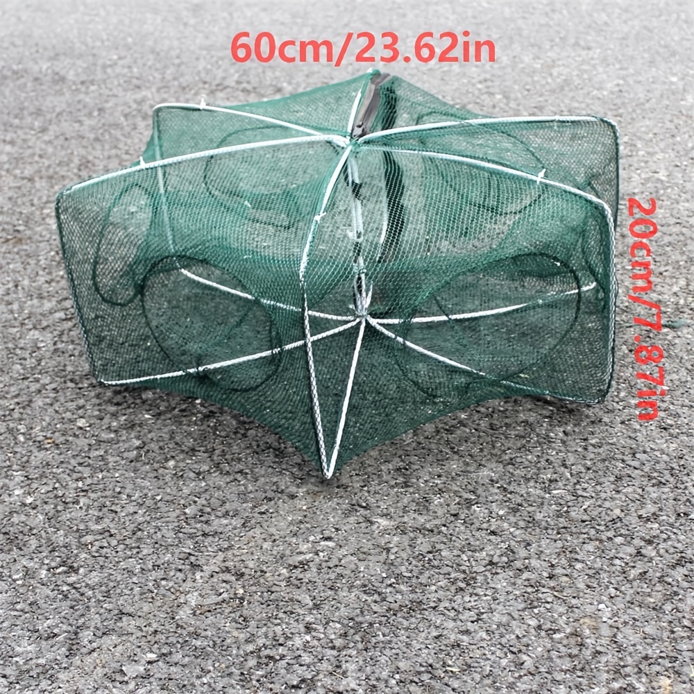 Generic Round 6/8 Hole Automatic Fishing Nets Folded Portable Trap